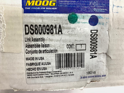 Moog DS800981A Steering Linkage Kit: Drag Link, Tie Rod Ends, Adjusting Sleeves