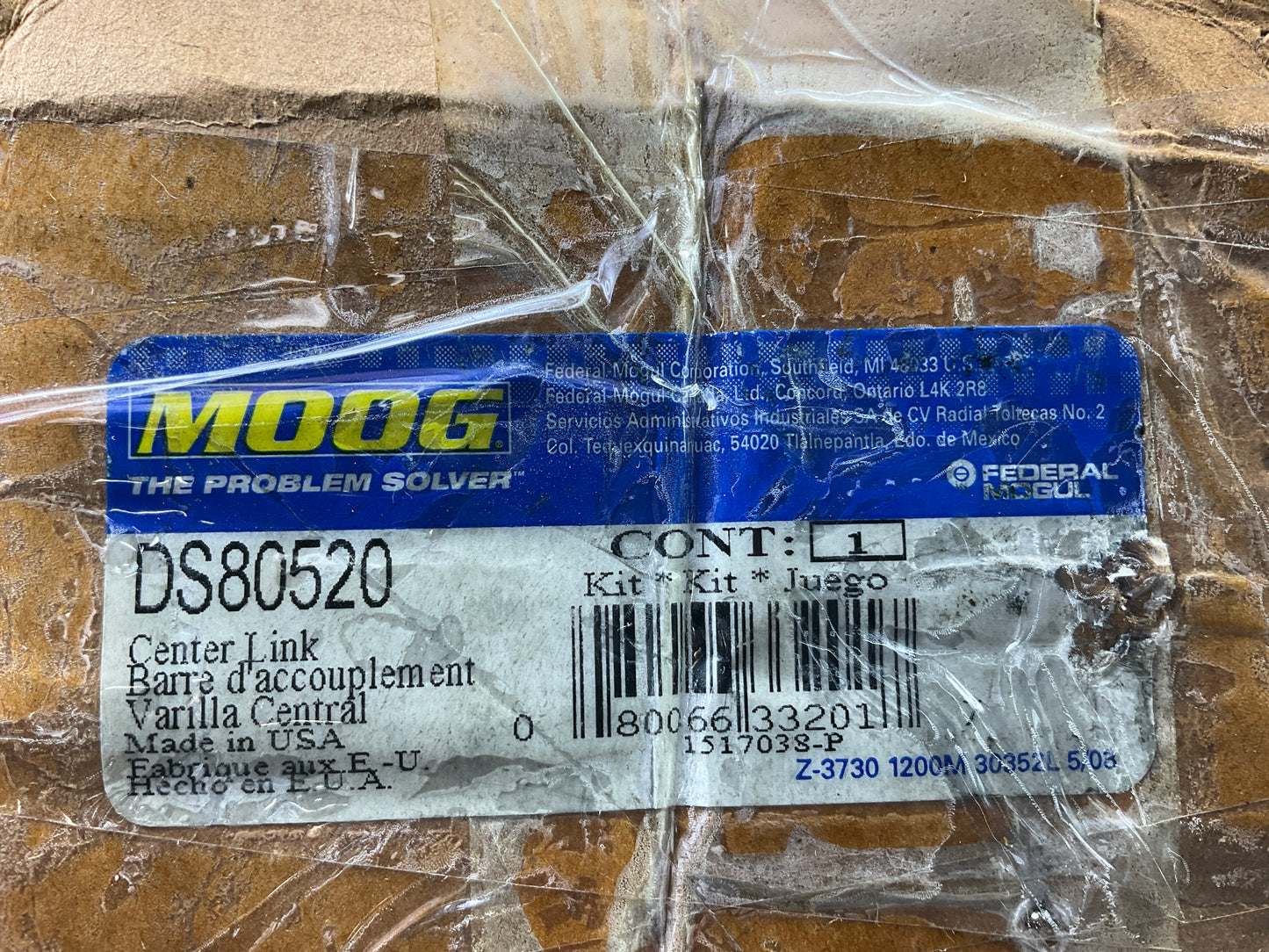 Moog DS80520 Right Outer Steering Tie Rod End 92-95 Chevrolet And GMC C3500HD