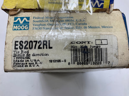 (2) Moog ES2072RL Steering Tie Rod End - Front Outer