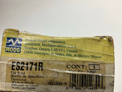 Moog ES2171R Front Outer Steering Tie Rod End (OEM 555)