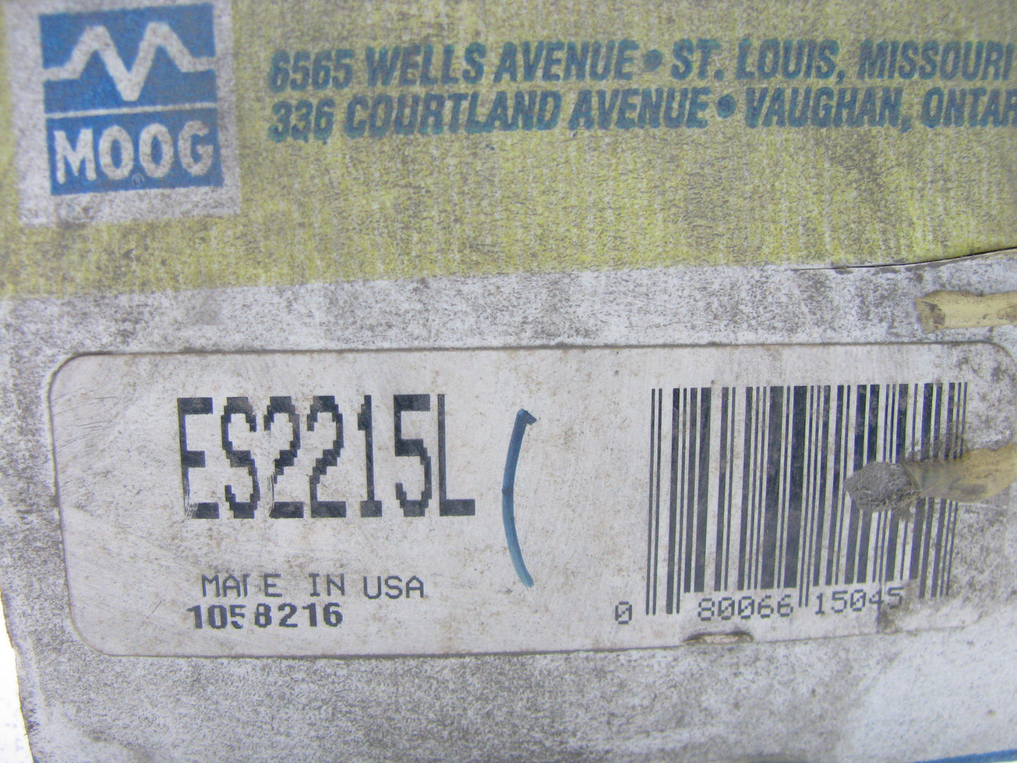 Moog ES2215L Steering Tie Rod End - Front Left Outer