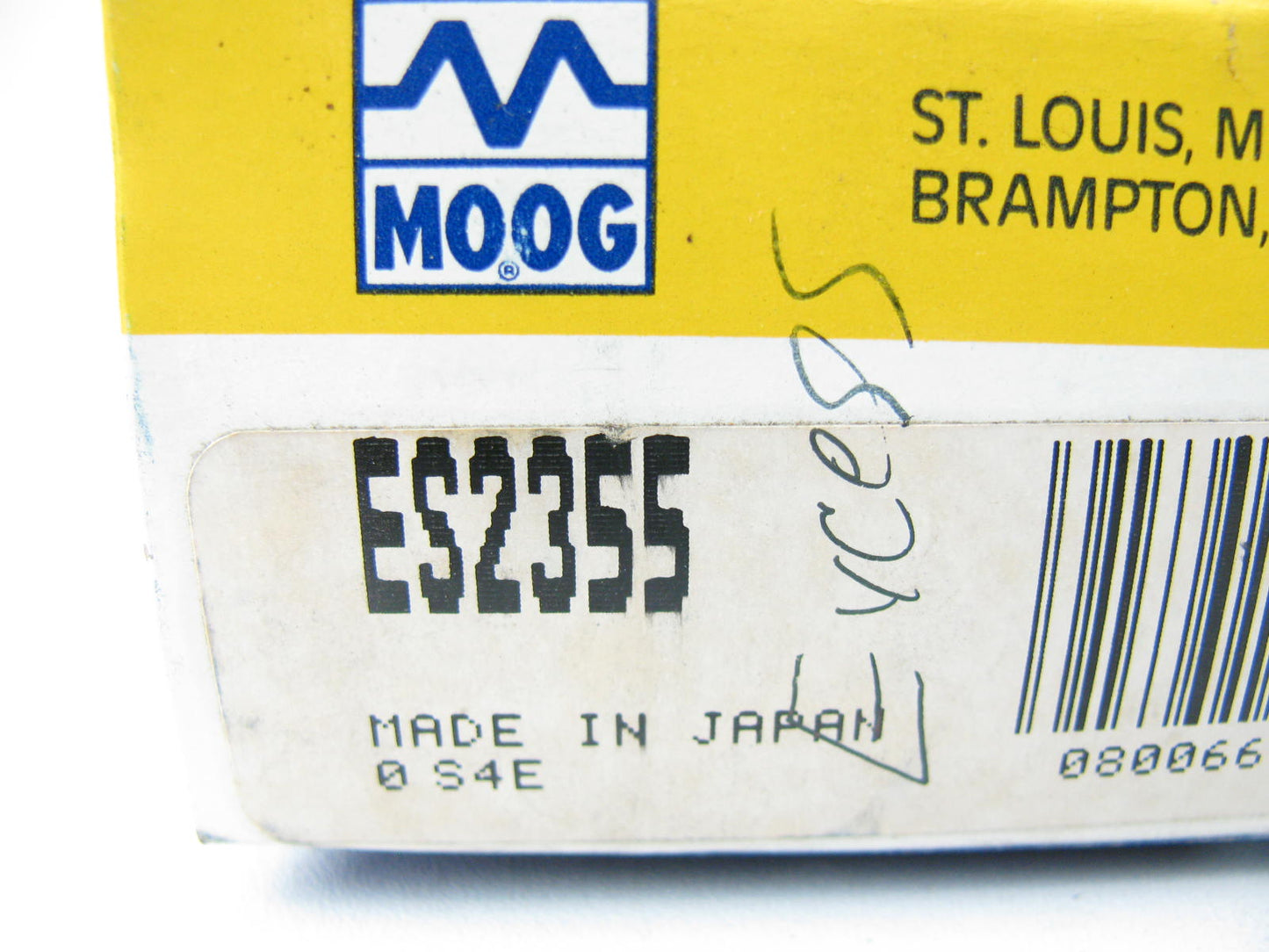 Moog ES2355 OUTER Steering Tie Rod End