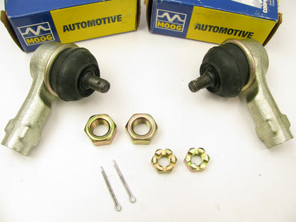 (2) Moog ES2906 Steering Tie Rod End - Front Outer