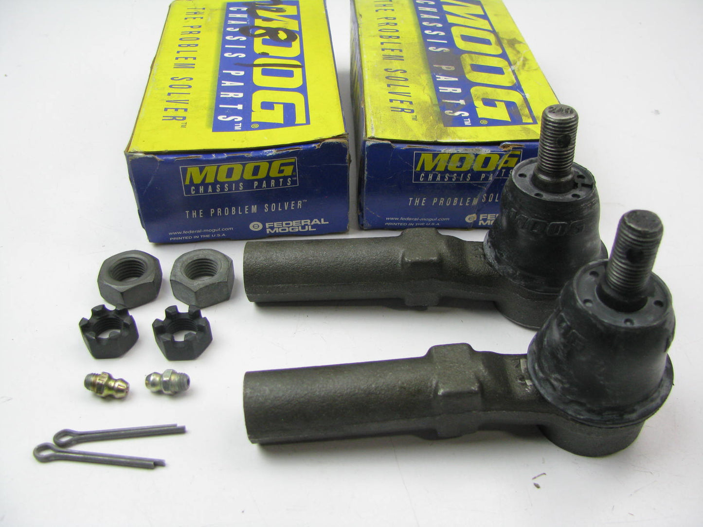 (2) Moog ES3181RL Front Outer Steering Tie Rod End For 1995-2003 Ford Windstar