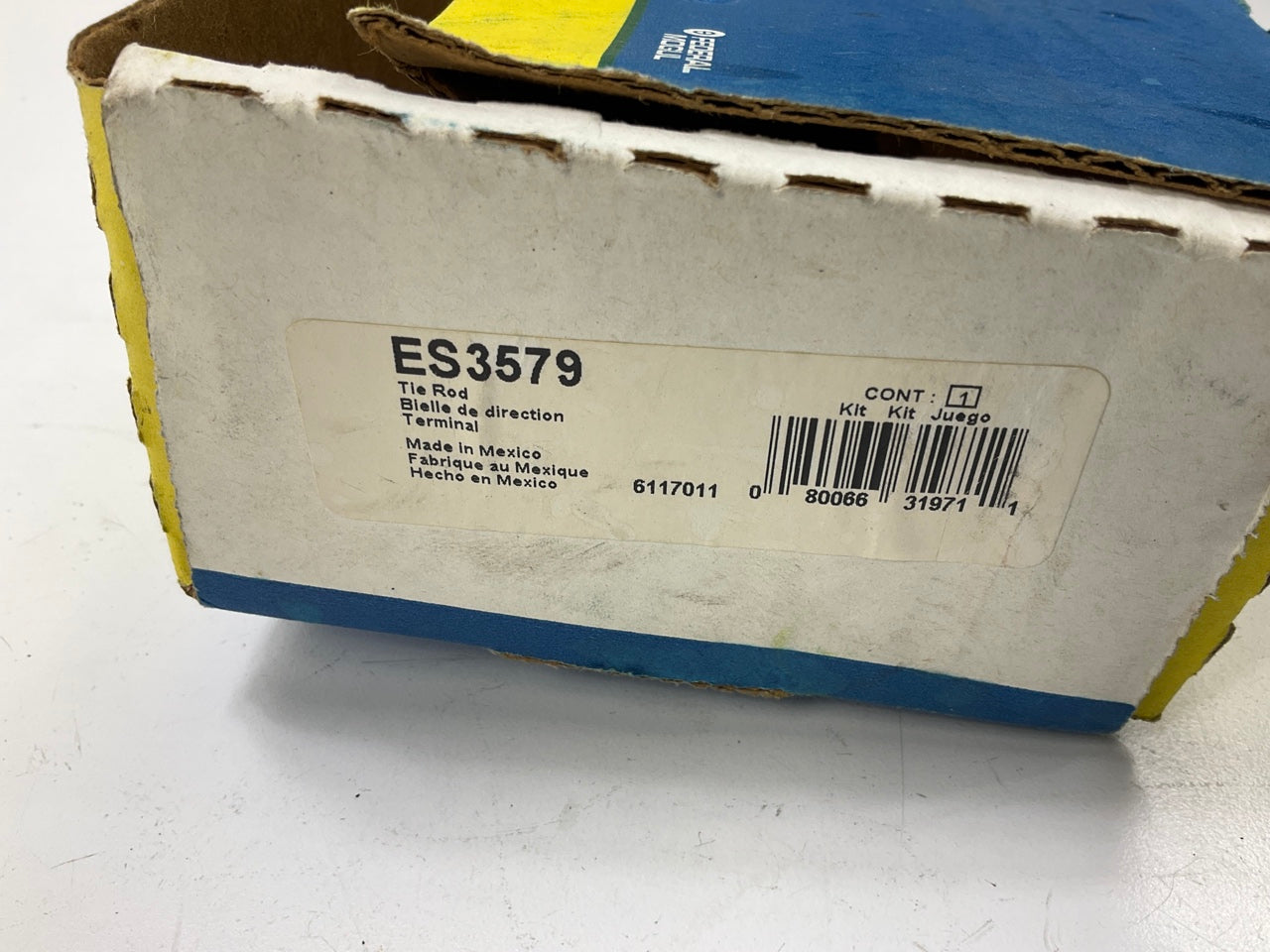 NO HARDWARE - Moog ES3579 Front Right Outer Steering Tie Rod End