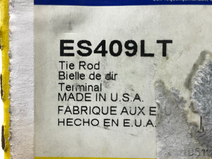 (2) Moog ES409LT Front Inner Steering Tie Rod Ends