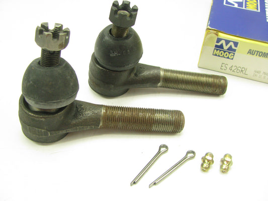 (2) Moog ES426RL Steering Tie Rod End