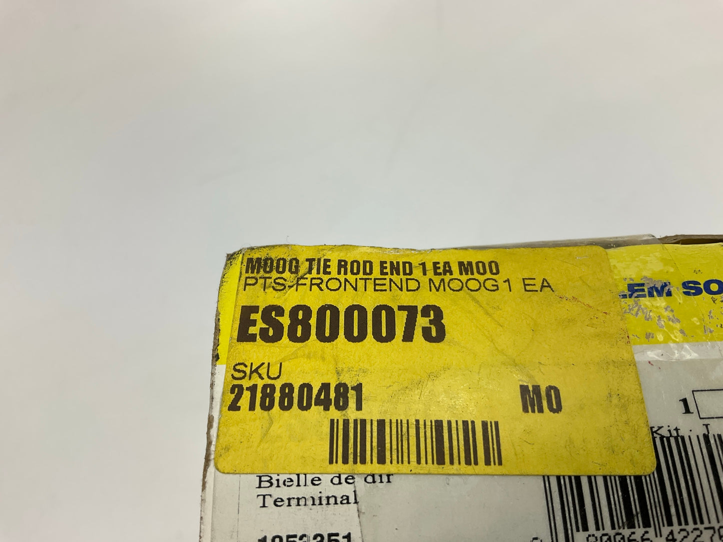 Moog ES800073 Front Outer Steering Tie Rod End