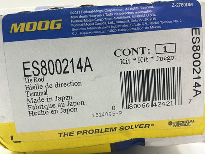 Moog ES800214A Inner & Outer Tie Rod End For 1998-2004 Nissan Frontier RWD