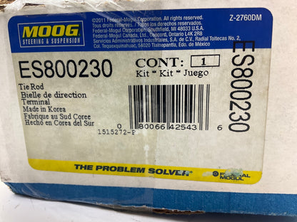 Moog ES800230 Front Right Outer Steering Tie Rod End