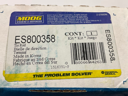Moog ES800358 Steering Tie Rod End - Front Right Outer