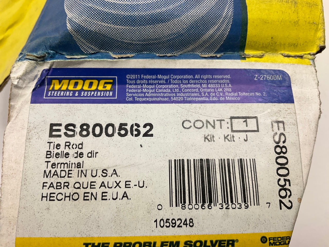Moog ES800562 Toe Compensator Link - Rear Outer