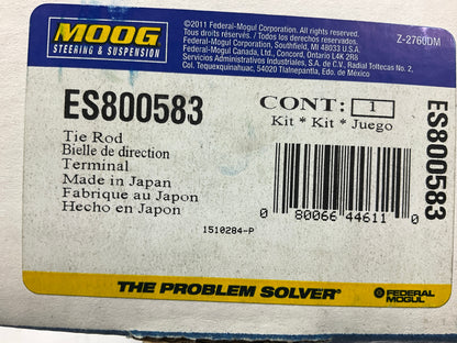Moog ES800583 Front Left Outer Steering Tie Rod End For 2008-2015 Nissan Rogue