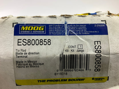 NO HARDWARE - Moog ES800858 Front Left Outer Steering Tie Rod End