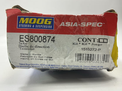 MISSING COTTER PIN AND NUT Moog ES800874 Front Outer Steering Tie Rod End