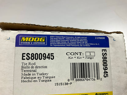 Moog ES800945 Front Left Outer Steering Tie Rod End