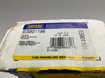 Moog ES801196 Front Right Outer Steering Tie Rod End