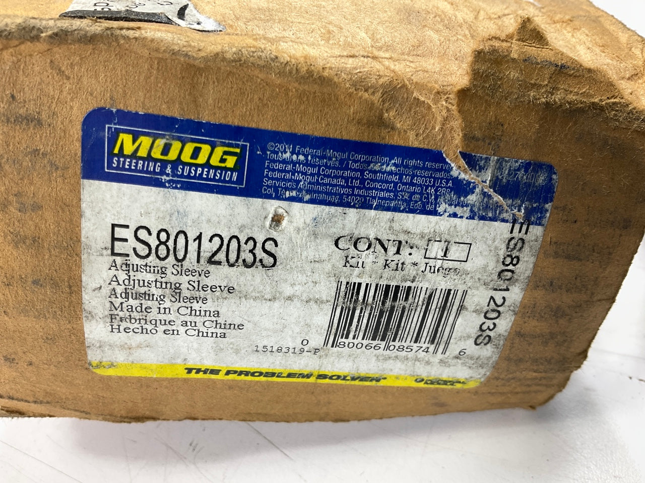 Moog ES801203S Steering Tie Rod End Adjusting Sleeve
