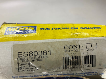 NO HARWADRE - Moog ES80361 Front Outer Steering Tie Rod End