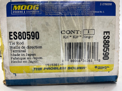 (2) Moog ES80590 Front Inner Steering Tie Rod End For 98-04 Nissan Frontier RWD