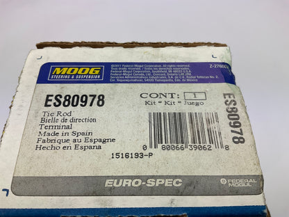Missing A Nut - Moog ES80978 Front Outer Steering Tie Rod End