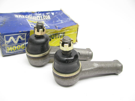 (2) Moog ESF-125 FRONT OUTER Steering Tie Rod End