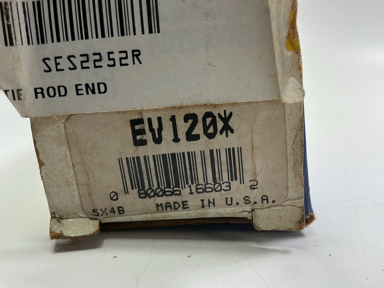 (2) Moog EV120 Front Inner Steering Tie Rod End 1981-1985 Ford Escort, 82-85 EXP