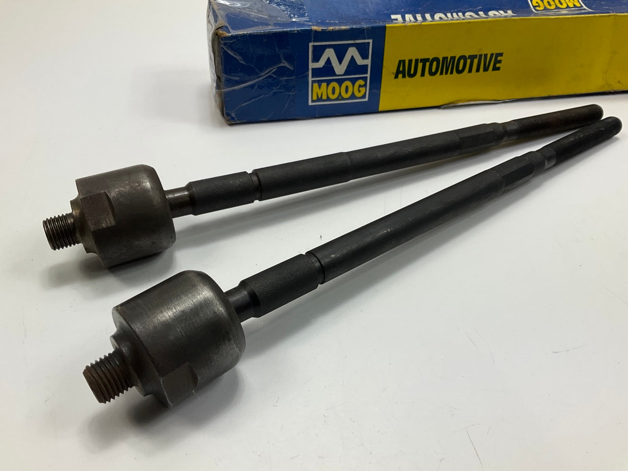 (2) Moog EV125 Steering Tie Rod End - Front Inner - MISSING NUTS