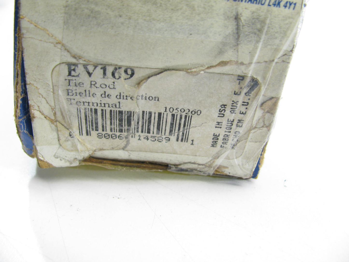 Moog EV169 Steering Tie Rod End - Front Inner