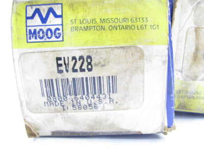 (2) Moog EV228 INNER Steering Tie Rod Ends