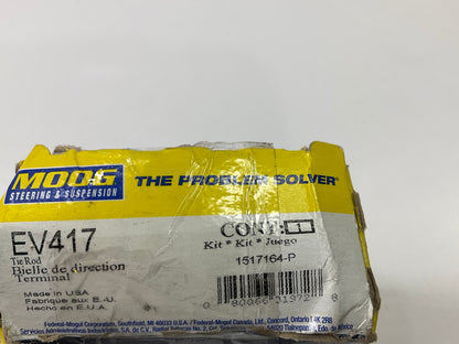 Moog EV417 INNER Steering Tie Rod End - MISSING NUT