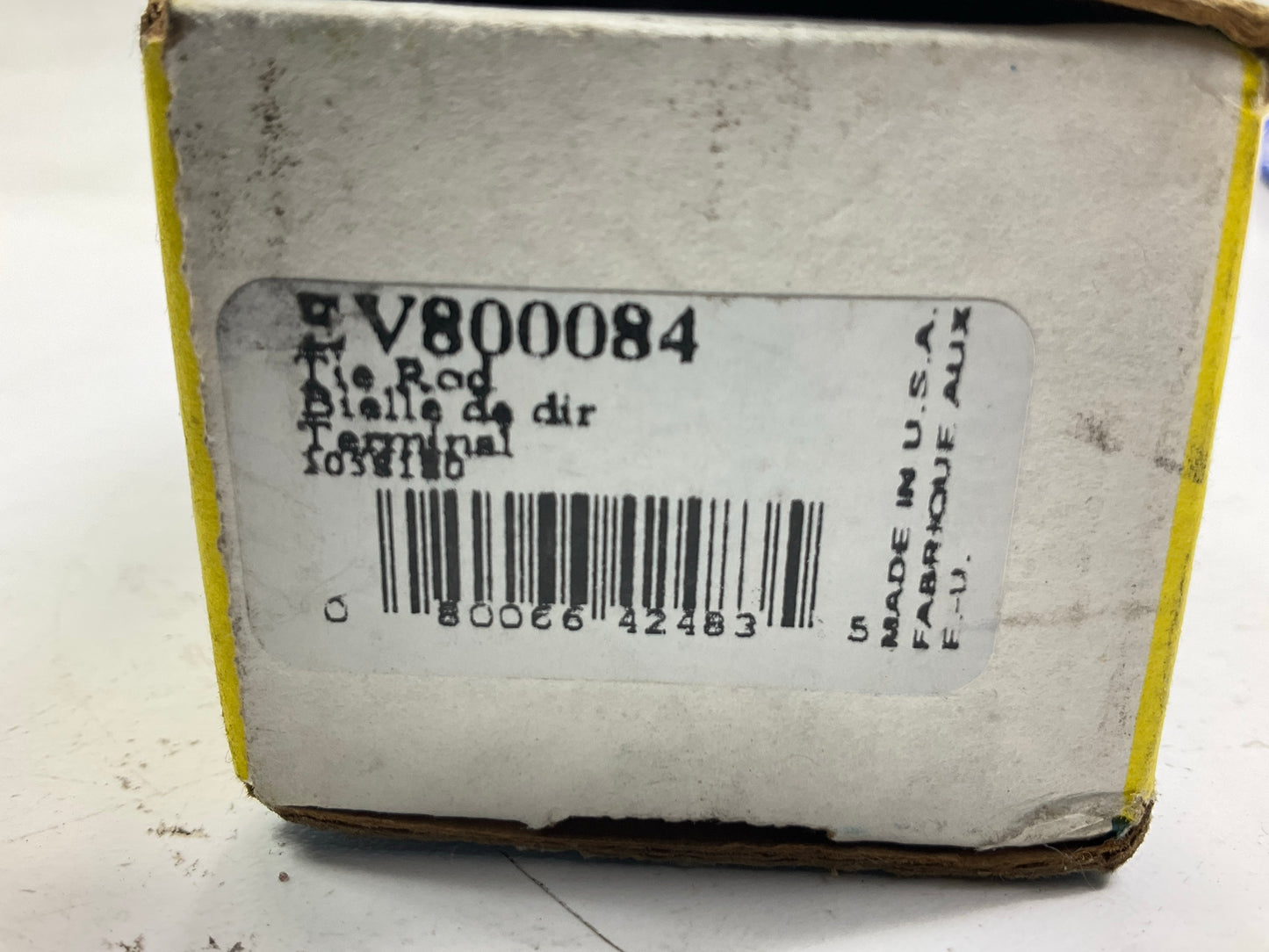 MISSING NUT Moog EV800084 Front Steering Tie Rod End
