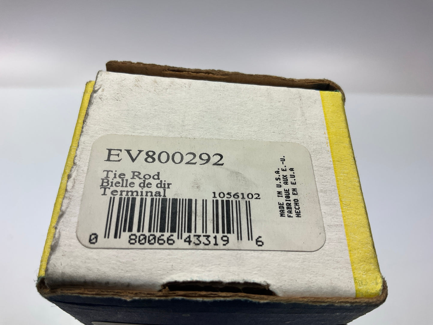 Moog EV800292 Front Inner Steering Tie Rod End