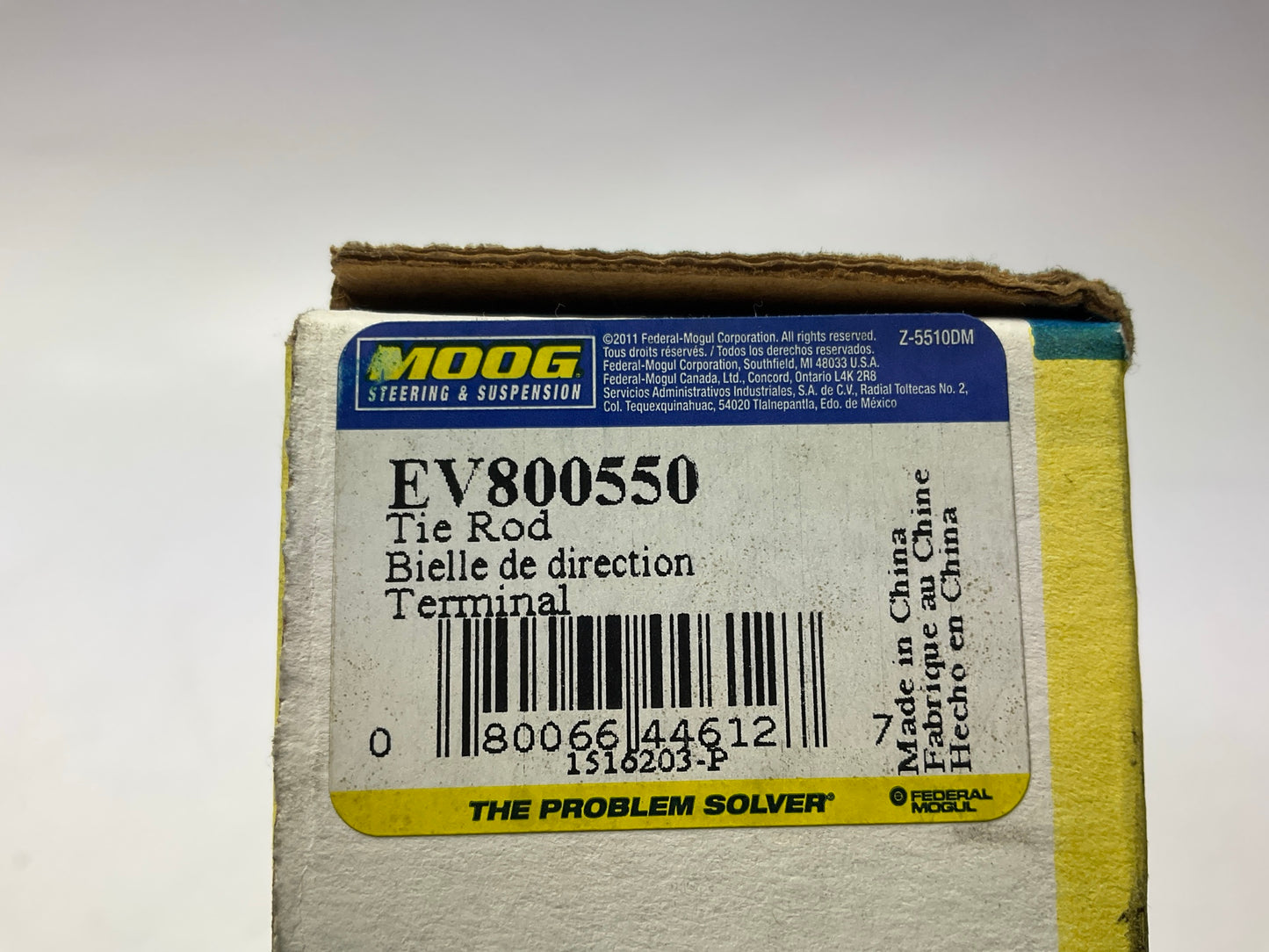 Moog EV800550 Front INNER Steering Tie Rod End
