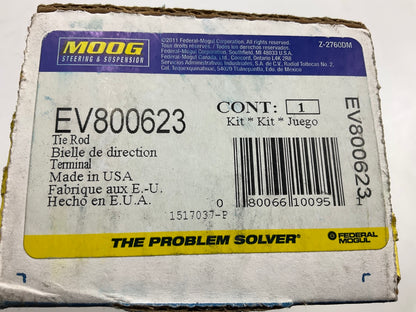 (2) Moog EV800623 Front Inner Steering Tie Rod End