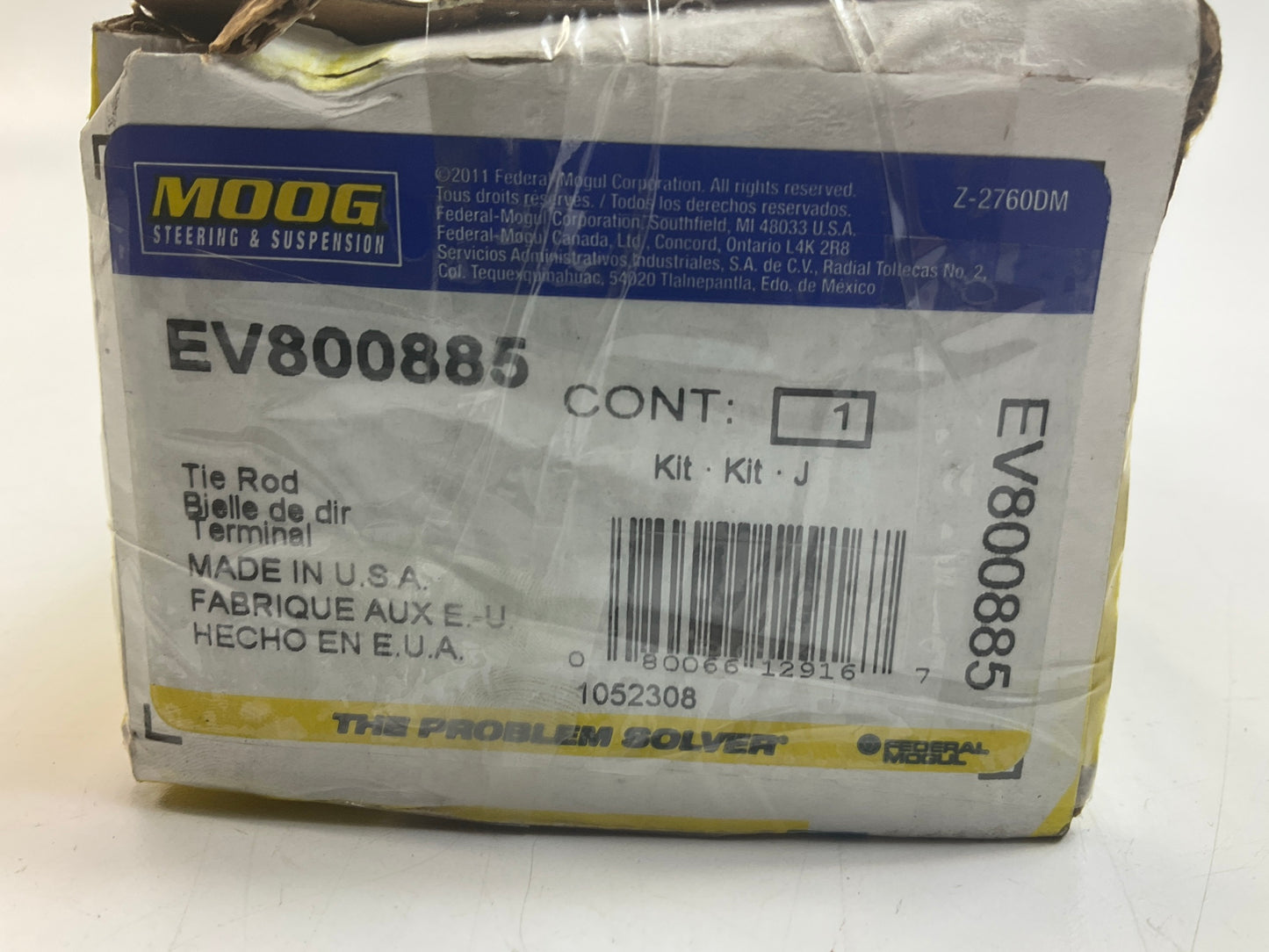 Moog EV800885 Front Inner Steering Tie Rod End 2010-2015 Camaro