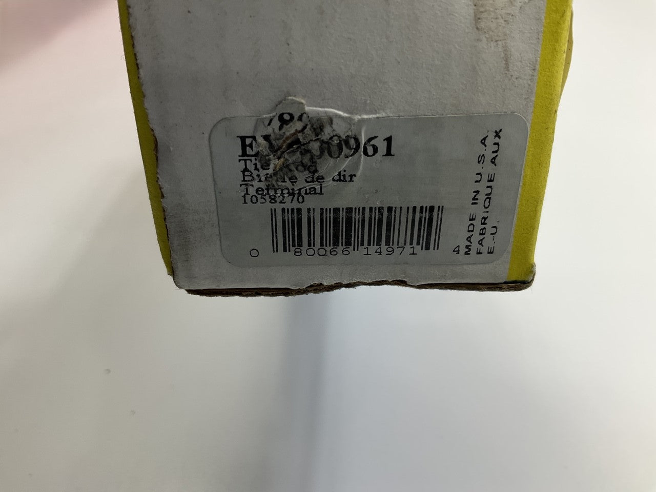 Moog EV800961 Front Inner Steering Tie Rod End