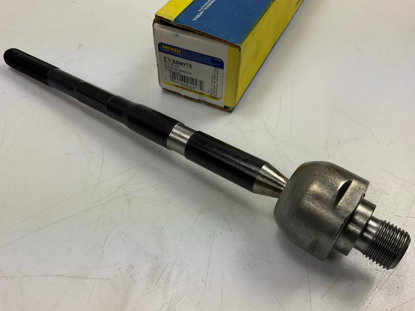 NO HARDWARE - Moog EV800975 Front Inner Steering Tie Rod End