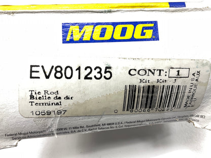 MISSING NUT - Moog EV801235 Front Inner Steering Tie Rod End