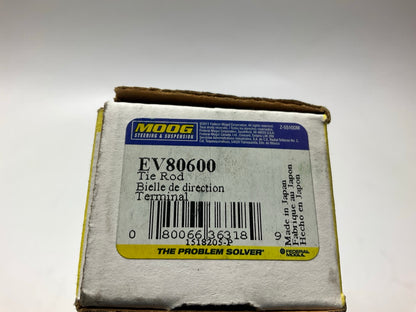 NO HARDWARE - Moog EV80600 Front Inner Steering Tie Rod End
