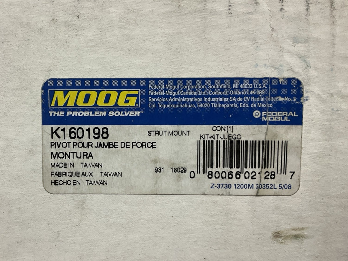 Moog K160198 Front Suspension Strut Mount