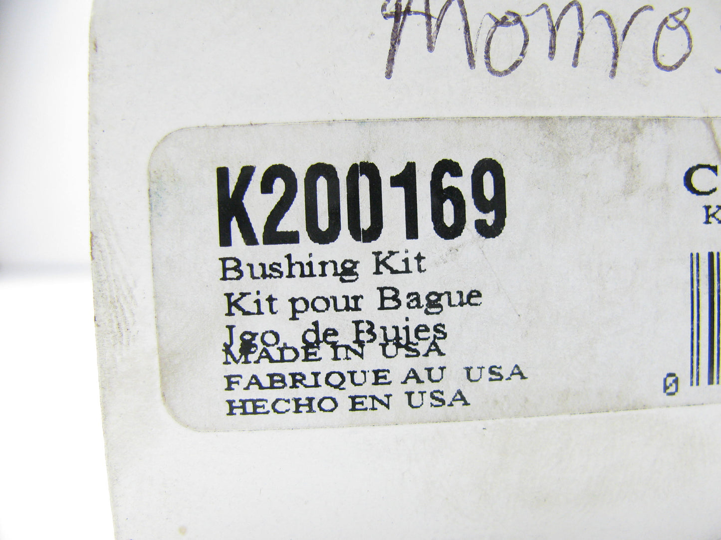 Moog K200169 FRONT Suspension Stabilizer Sway Bar Bushings