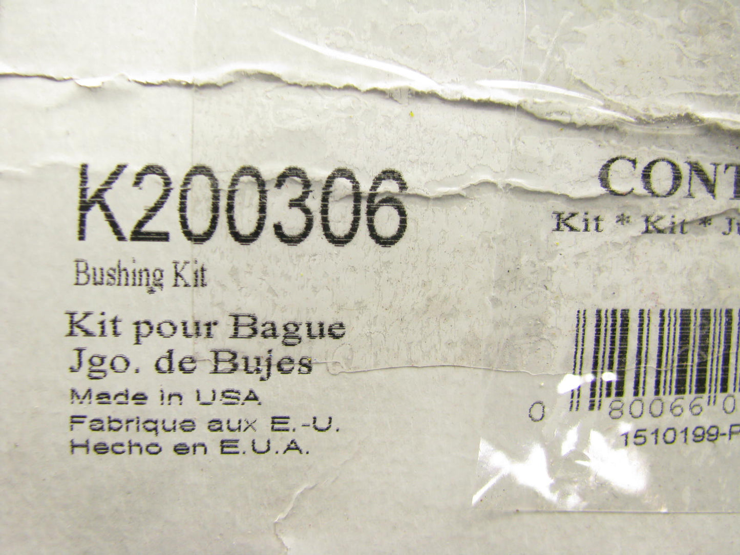 Moog K200306 Suspension Stabilizer Bar Bushing Kit, Rear