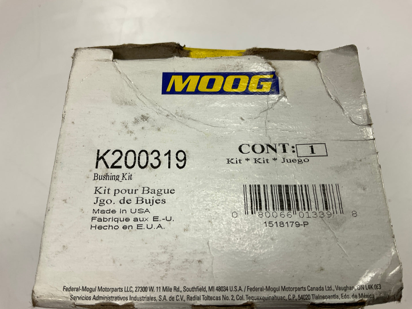 Moog K200319 Front Suspension Stabilizer Sway Bar Bushing Kit