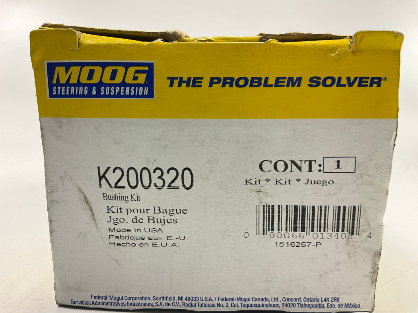 Moog K200320 Front Suspension Stabilizer Sway Bar Bushing Kit