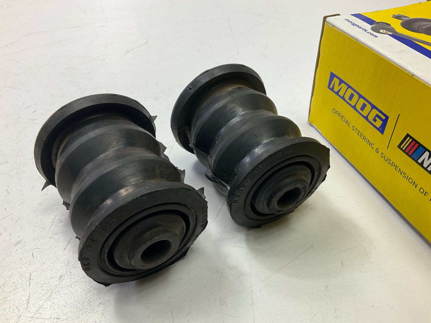 (2) Moog K201074 Front Lower Forward Control Arm Bushing 88-91 626, 88-92 MX-6