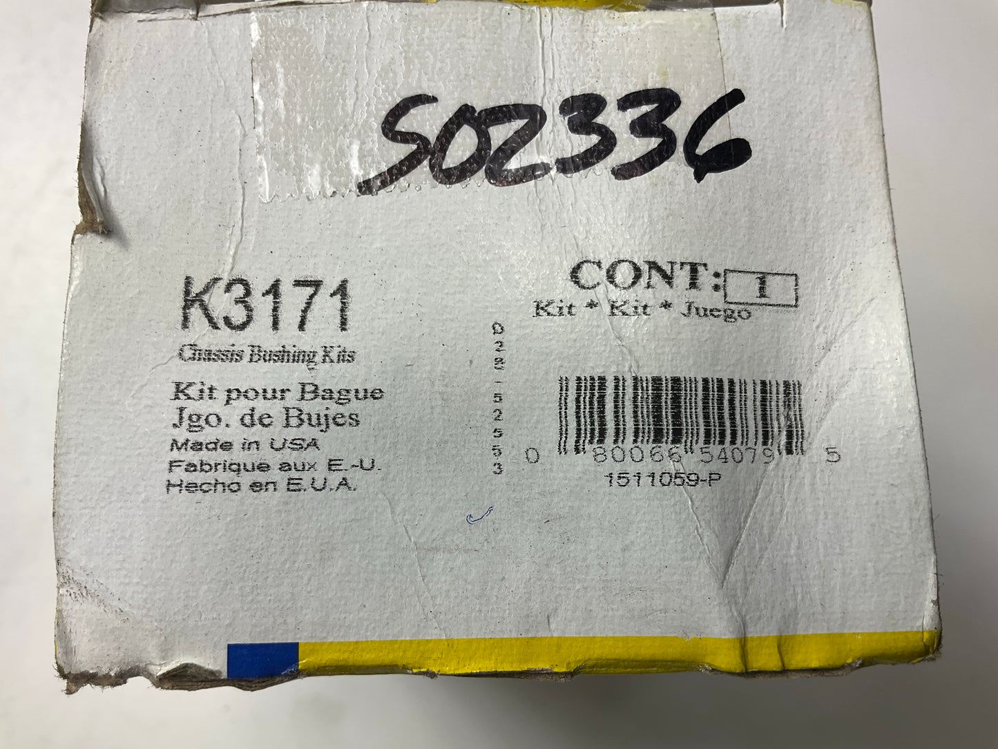 Moog K3171 Front Suspension Stabilizer Sway Bar Bushing Kit