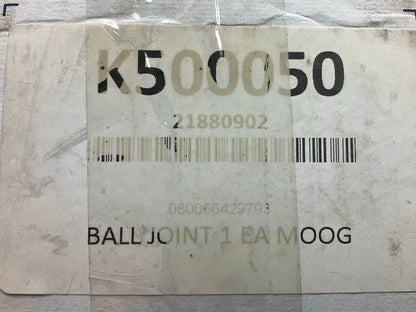 NO WASHER - Moog K500050 Front Lower Ball Joint