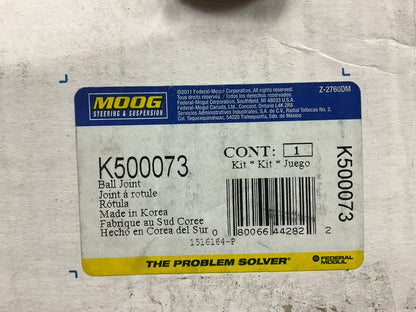 MISSING HARDWARE (2) Moog K500073 Front Lower Suspension Ball Joint