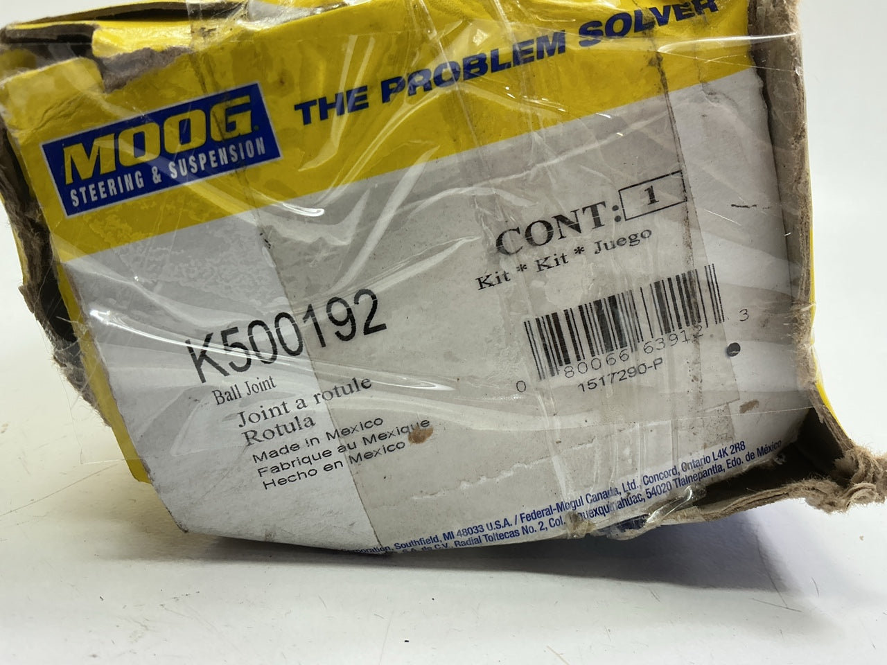Moog K500192 Front Lower Suspension Ball Joint 2006-2014 Ridgeline